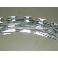 Vente chaude bonne qualité barbed concertina wire / barbed razor wire factory